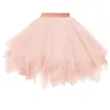 High Quality Pleated Pleated Skirts For Women Gauze Short Skirt Adult Tutu Dancing Skirt Pleated Skirts For Women Plus Size 4