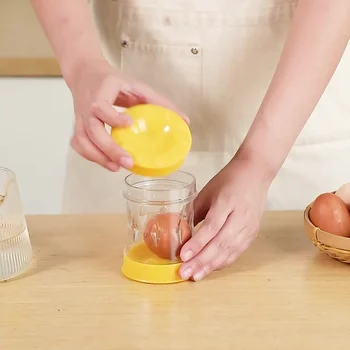 Sgusciatrice manuale per uova a manovella, sbucciatrice automatica per uso domestico, strumento completamente automatico, piccoli gadget da cucina per uova sode 1