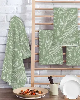 Sage Green Dishcloth Set 1