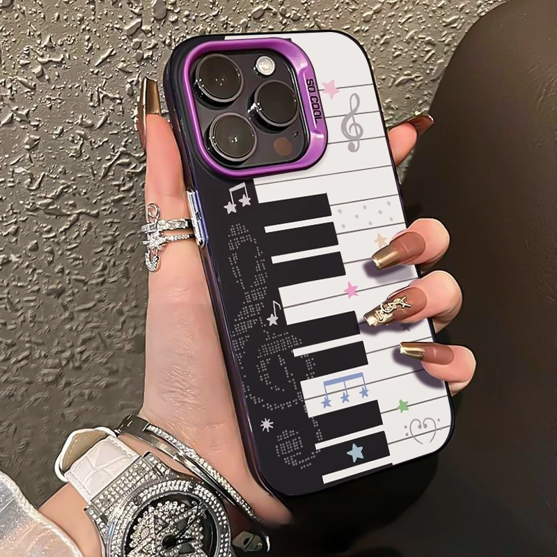 Frosted Acrylic Hard Cover - Piano Music Lover Design