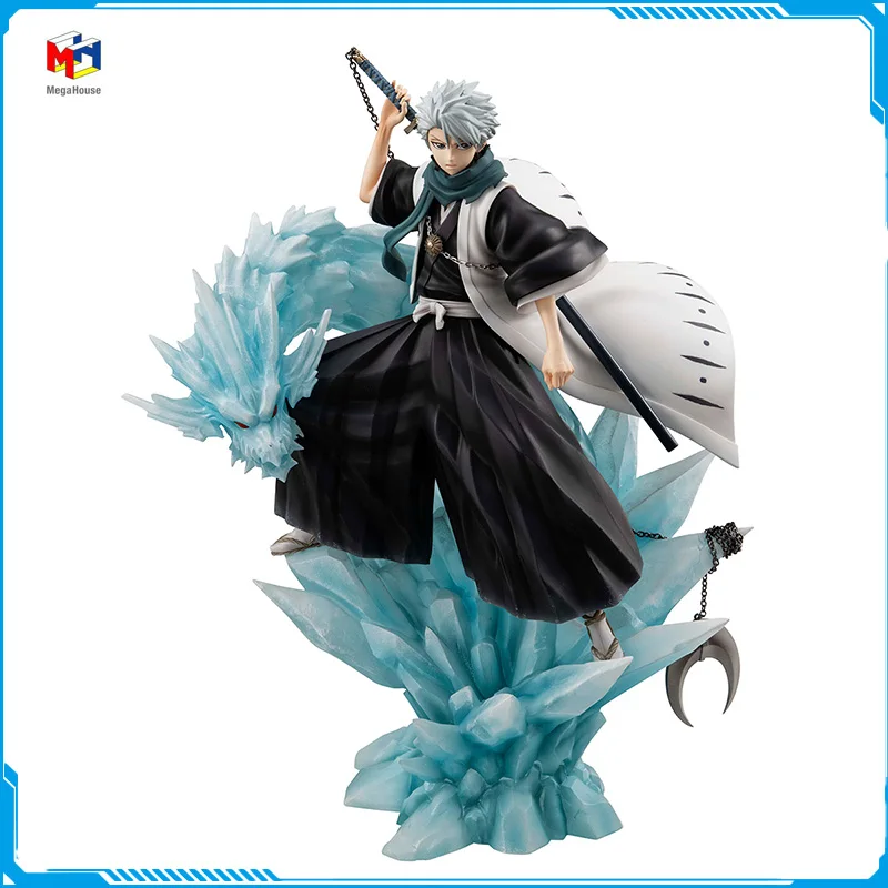 In Magazzino Megahouse Gem Bleach Hitsugaya Toushirou Nuovo Originale Anime Figure Model Toys For Boy Action Figure Collection Doll Pvc