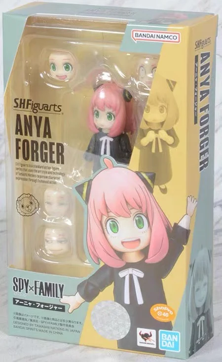 V sklad bandai s.h.figuarts SPY×FAMILY ANYA FORGER originální originální anime cifra modelka hraček akce cifra sbírka panenka pvc bh