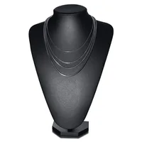 1 Piece Width 1/2/3/4mm Round Snake Chain Necklace Stainless Steel Chain Chokers for Jewelry Making Accessories Link Necklace - Image 4