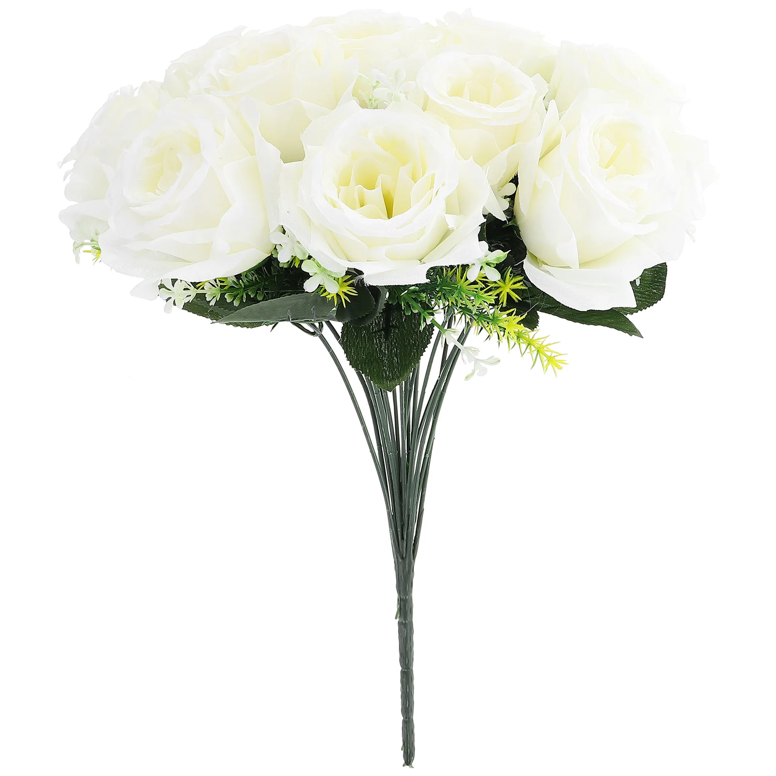 

Bouquet Fake Roses Bridesmaid Artificial Flowers Silk Bouquets Cloth Arrangement