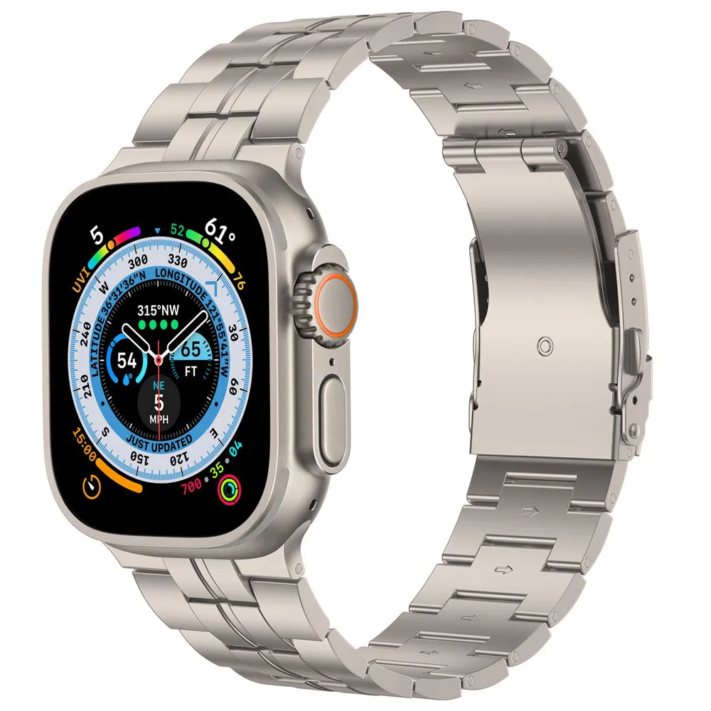 

Applicable to Apple's new watch band, apple watch steel man titanium band, titanium alloy watch band apple watch band