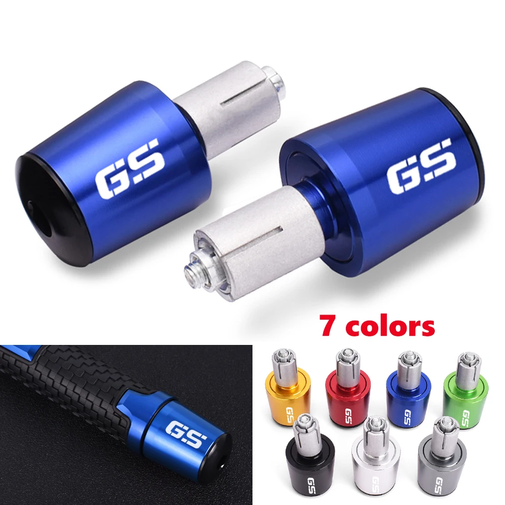 7/8" 22mm Motorcycle Handlebar Ends Aluminum Handle Bar
