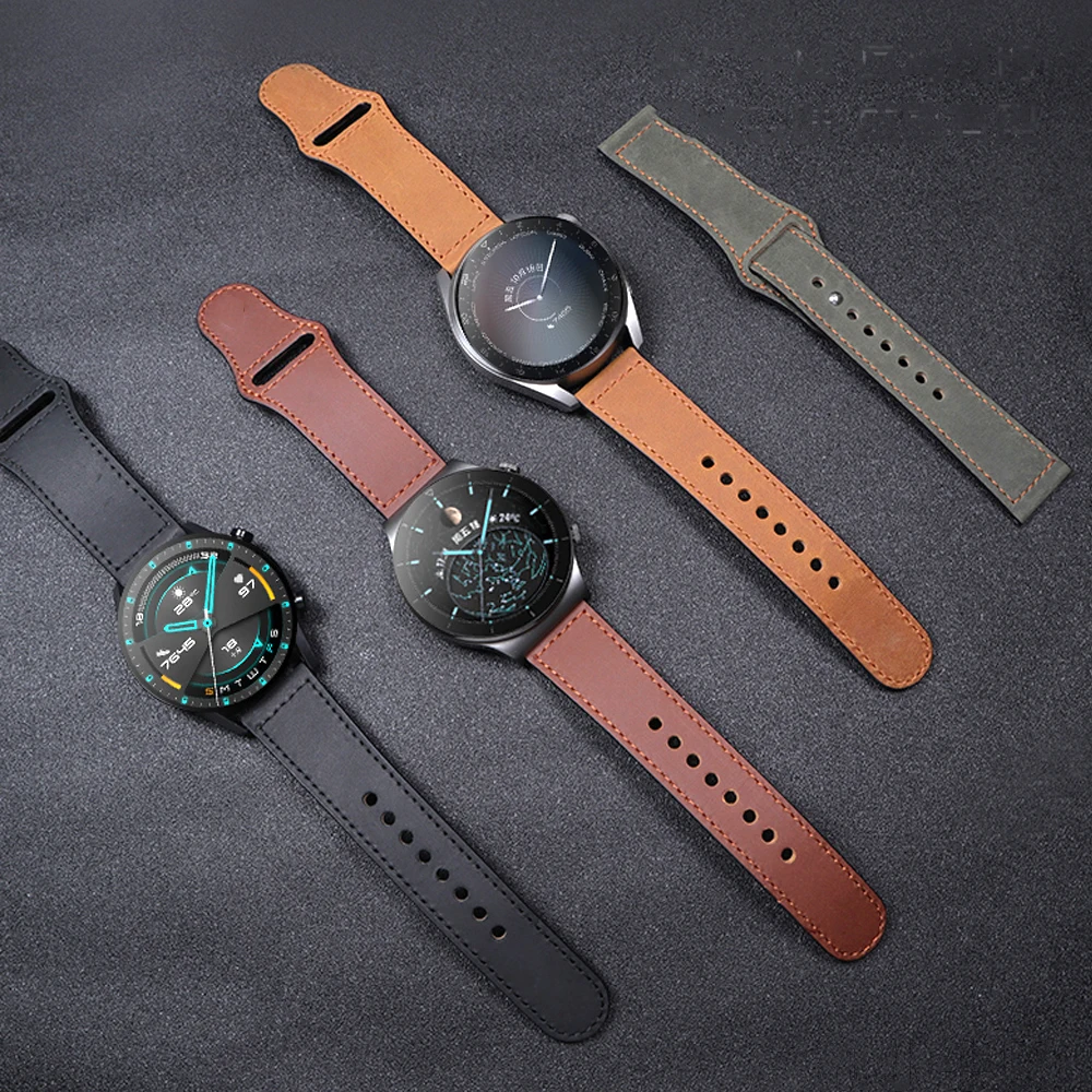 Premium Leather Watch Band - Elegant Strap