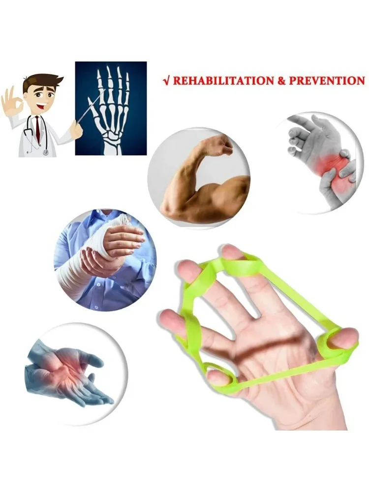 Description Picture 4 of item1Pcs 5 Pinch Carpal Expanders Exerciser Wrist Stretcher Finger Gripper Expander Strength Trainer Exercise Silicone Hand