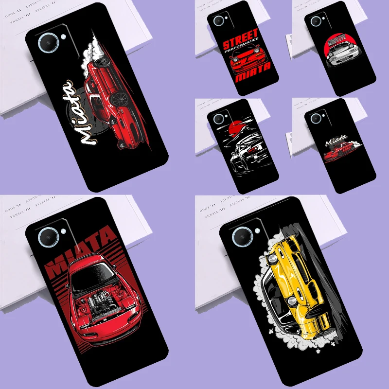 Custodia Per Auto Mx-5 Miata Per Realme Gt Neo 5 3 T 2 T 8 9 10 11 Pro Plus C15 C25S C21Y C30 C31 C33 C35 C53 C55