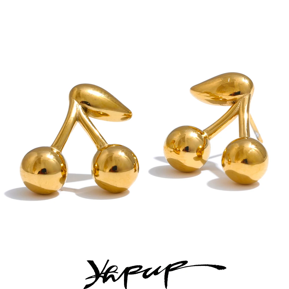 Yhpup Stud Earrings 316L Stainless Steel
