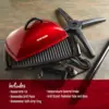 12-Serving Indoor/Outdoor Rectangular Electric Grill, Red, GFO201R 6