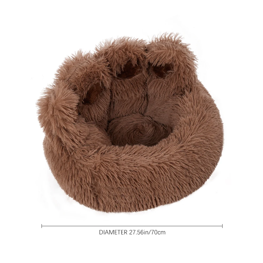 Tieker pet plush bed dog bed cat bed soft pet bed pet sleeping mat warm four seasons universal