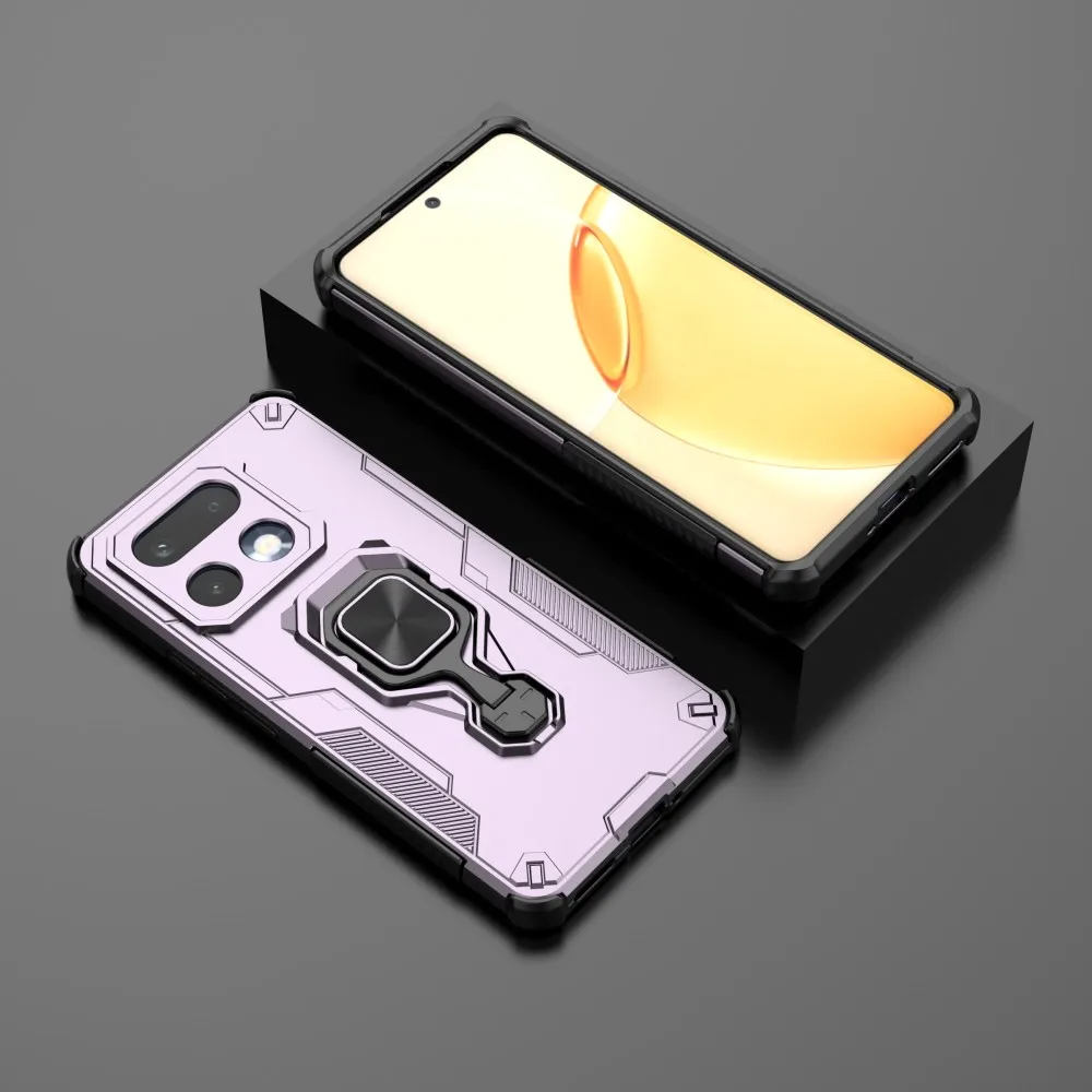 Shockproof Ring Stand Protective Back Cover Case