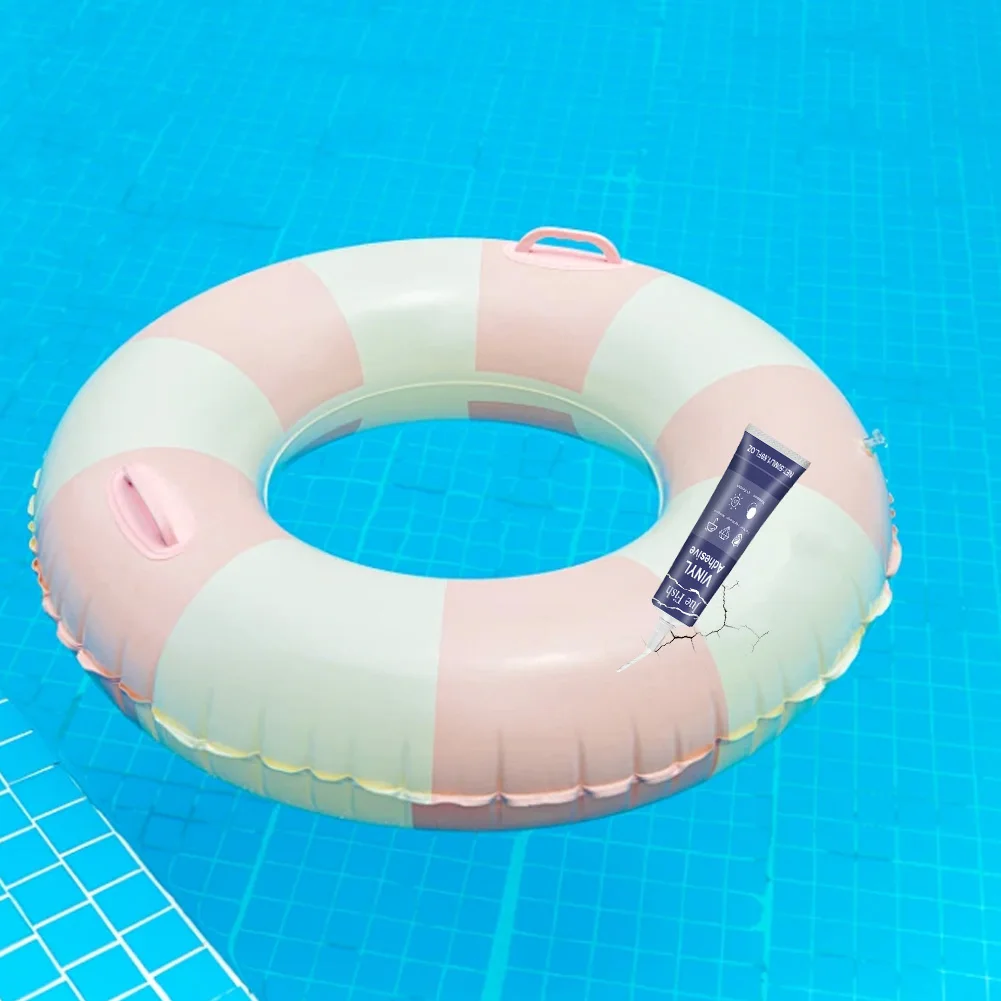 1-5pcs Pool Liner Patch Repair Kit Inflatable Patch Repair Kit Heavy Duty Inflatable Repair Kit for Air Mattress Bounce House 2