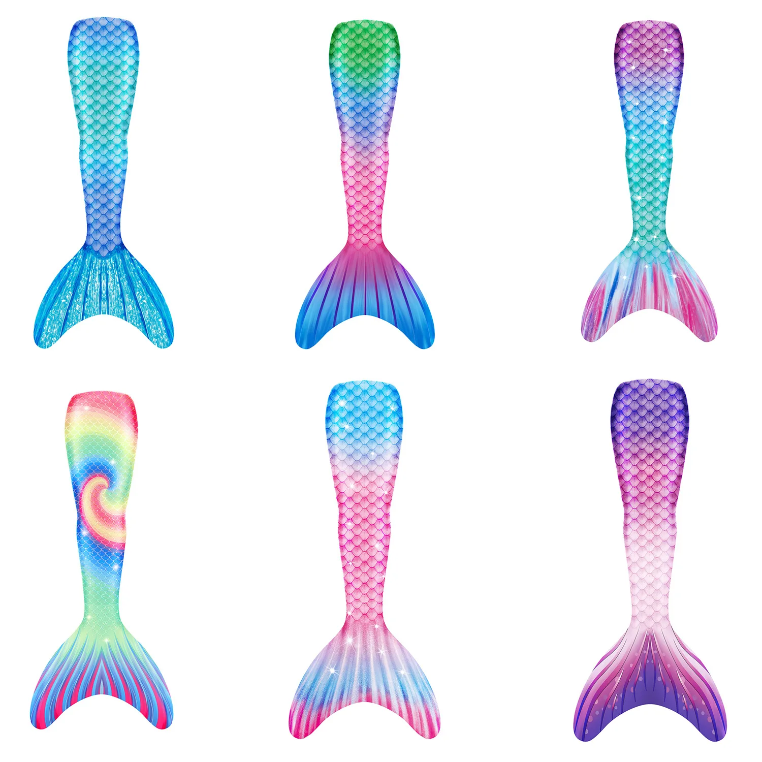 

Kids Mermaid Tails Swimsuit For Girls Women Bathing Beach Swimmable Skirt Mermaid Costume No Monofin Swimwear Clothes