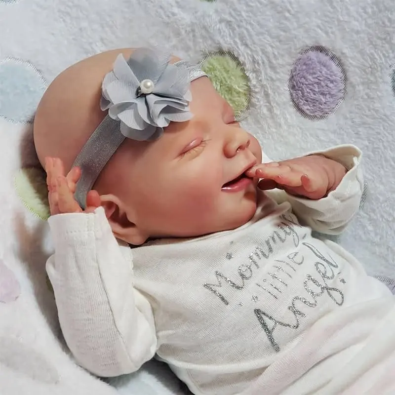 16 Inch Reborn Silicone Entier Unpainted Bebe Pеборн bébé Reborn Doll Kits  Full Body Silicone Boneca