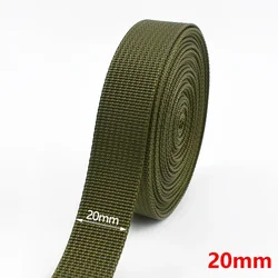 Durable Army Green Nylon Webbing Tape for DIY Sewing and Craft Projects (ArmyGreen - 20mm)
