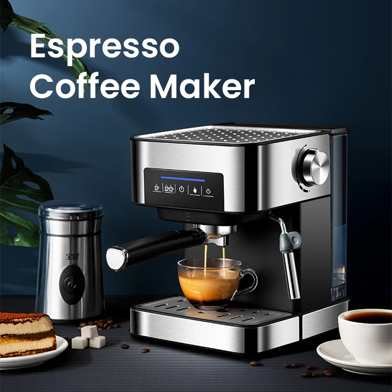 Cafetera automática con de leche el hogar, máquina café de 1.6L con varita para café Latte, Mocha, Espresso, capuchino, cocina|Máquinas de café| - AliExpress