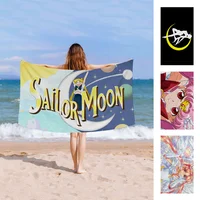 S-Sailor Moons Towel Microfiber Beach Towel Absorbent Quick dry Soft Yoga Swimming Resort Mountain Climbing Towel 1
