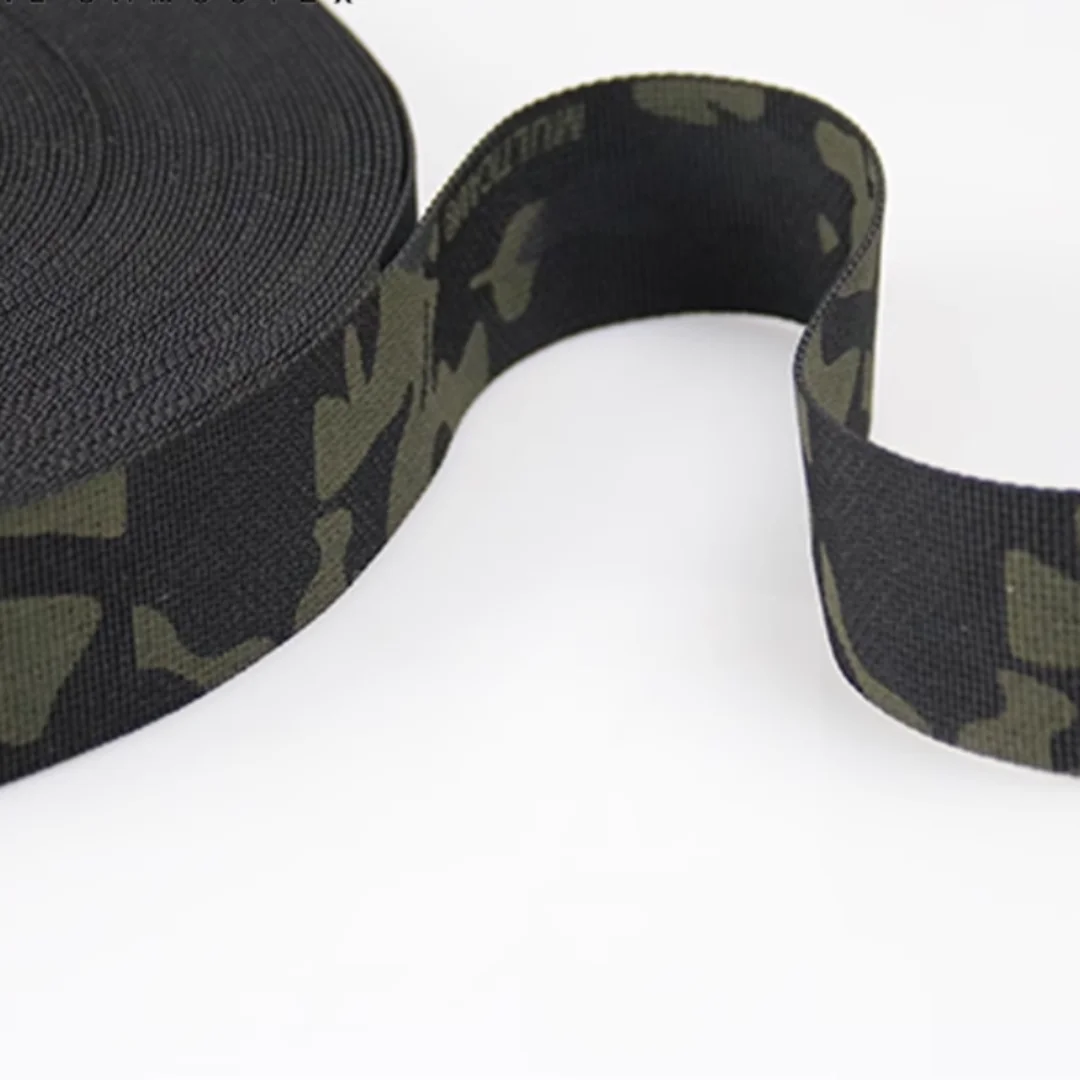 

MCBK Black CP Camo Webbing 2cm/2.5cm/3.8cm/5cm Tactical Bag Strap Accessories Molle