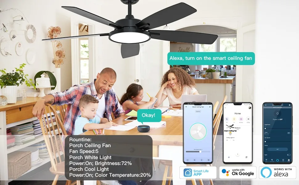 wifi ceiling fan