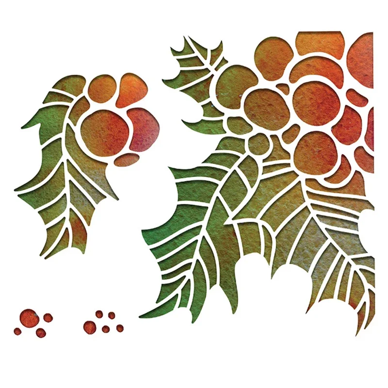 2023 New Christmas Metal Cutting Dies Iris Flowers And Leaves Die Paper Cut Scrapbooking Per Crafts Card Making No Timbri Sets