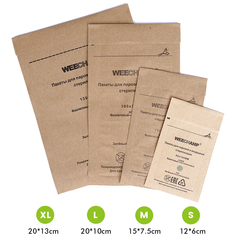 Description Picture 6 of item30pcs Disposable Sterilization Disinfection Bag Dental Tools Sterilizer Kraft Bags Self-Sealing Nail Disinfection Bag