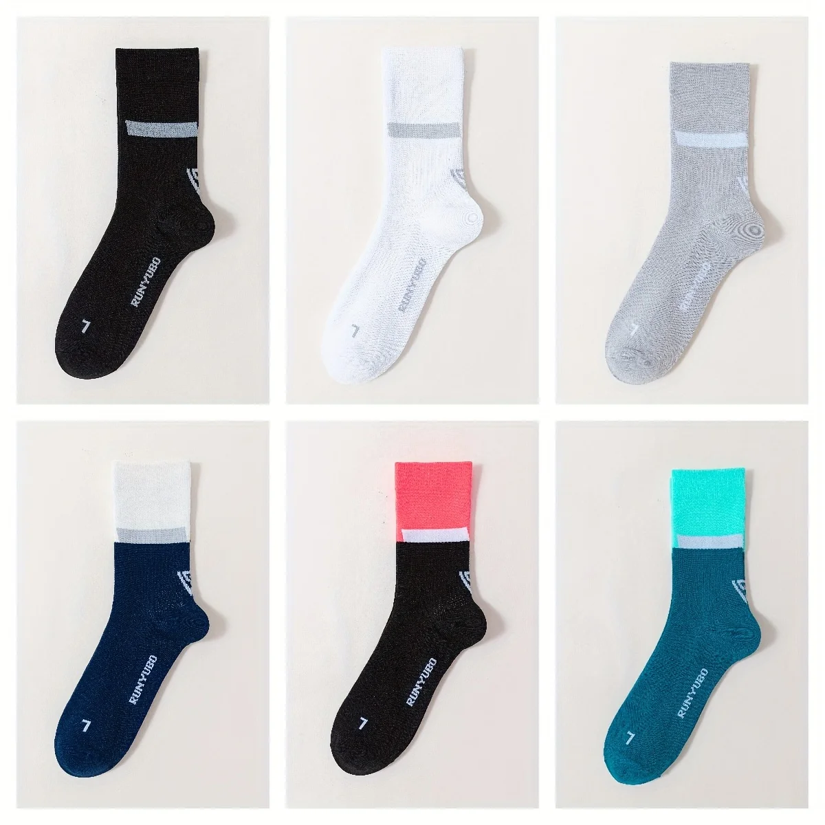 Professional Running Socks Sweat Absorbent Breathable Marathon Socks Men Women Elastic Quick Dry Fitness Training Cycling Socks