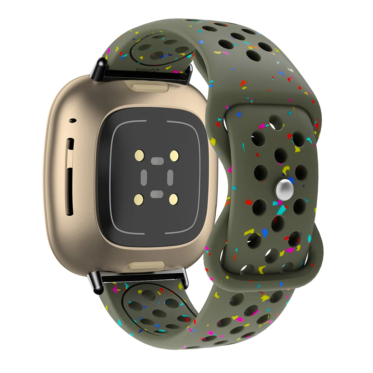 Elastic Eco-Friendly Silicone Sport Strap in Jelly Colors - Smartwatch Accessories