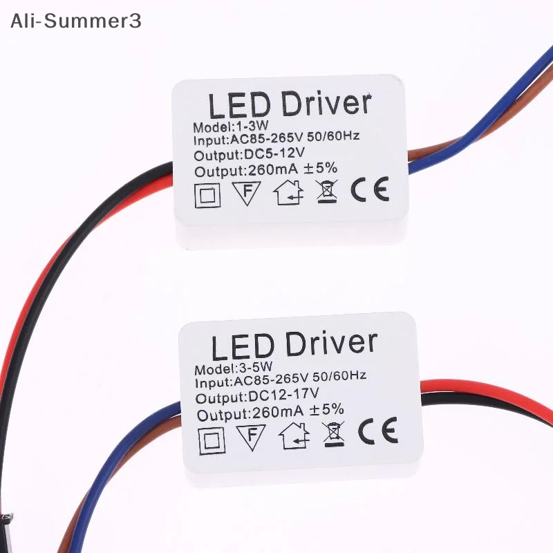 1개 1-3W 3-5W 4-7W 8-12W 12-18W 18-24W 절연형 LED 드라이버 전원 공급 장치 조정 가능한 정전압 260mA 조명 변압기