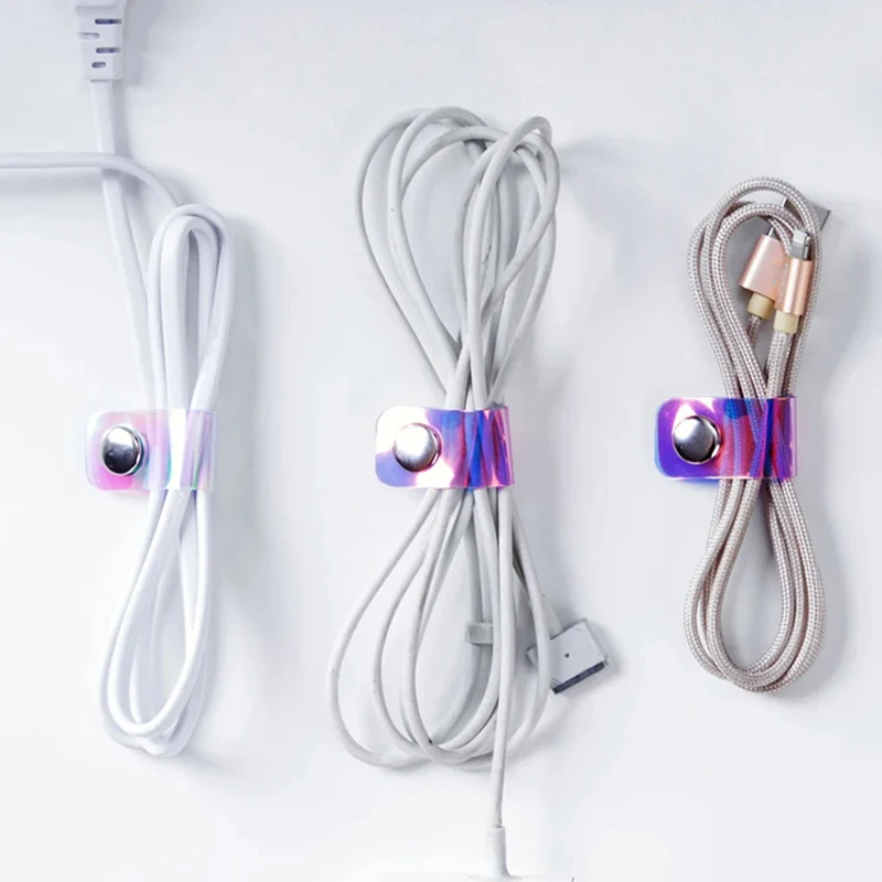 3 Pcs/lot Travel Accessories Transparent Cable Winder Earphone Protector USB Phone Holder Accessory Packet Organizers
