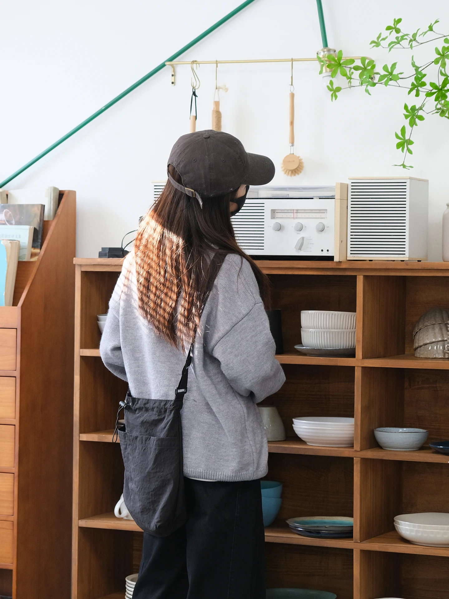 귀여운 3세 여아용 폴로넥 스웨터, 사랑스러운 니트 긴팔 루즈핏 겨울 패션 아동복