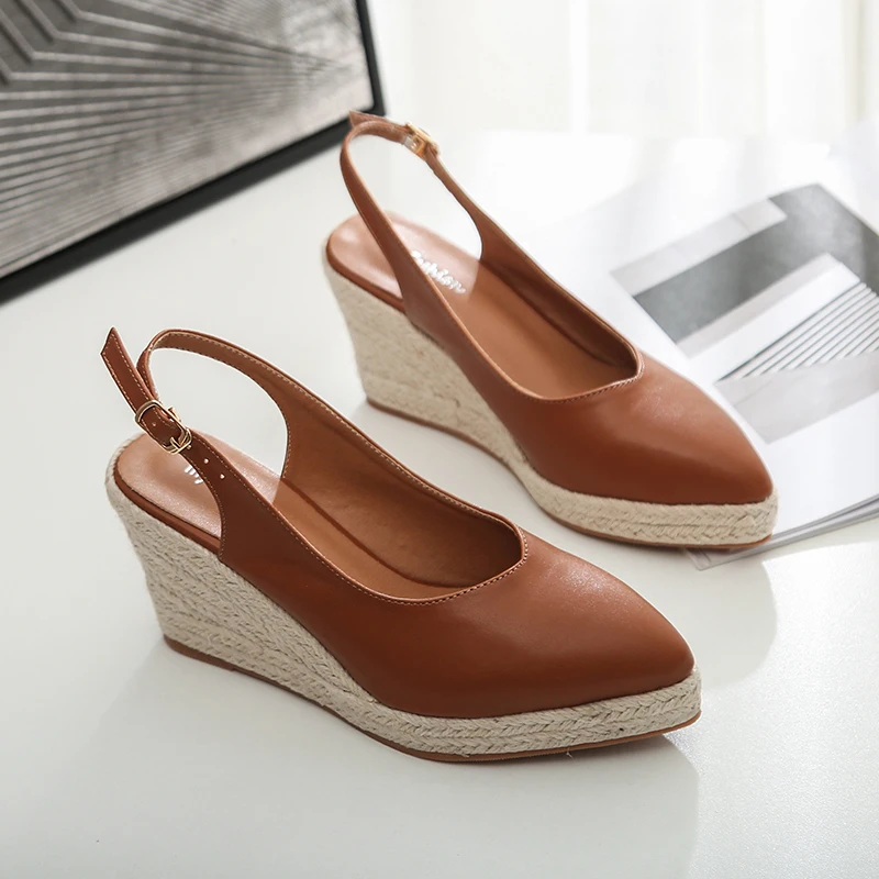 Kate Leather Espadrilles