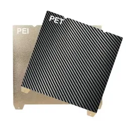 Enhanced Creality 3D Printer Build Plate, Textured PEI Smooth Magnetic Sheet, 235x235mm - 235x235mm  K1 S1 (PET - PEI (no base))