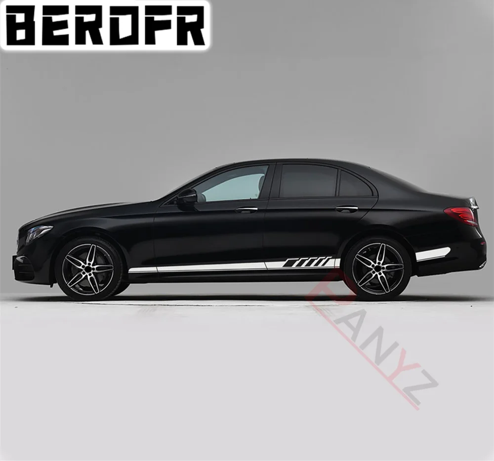 

Наклейка на боковую дверь для Mercedes Benz E Class AMG Edition W212 W213 E200 E250 E300 E350 E63 AMG, аксессуары