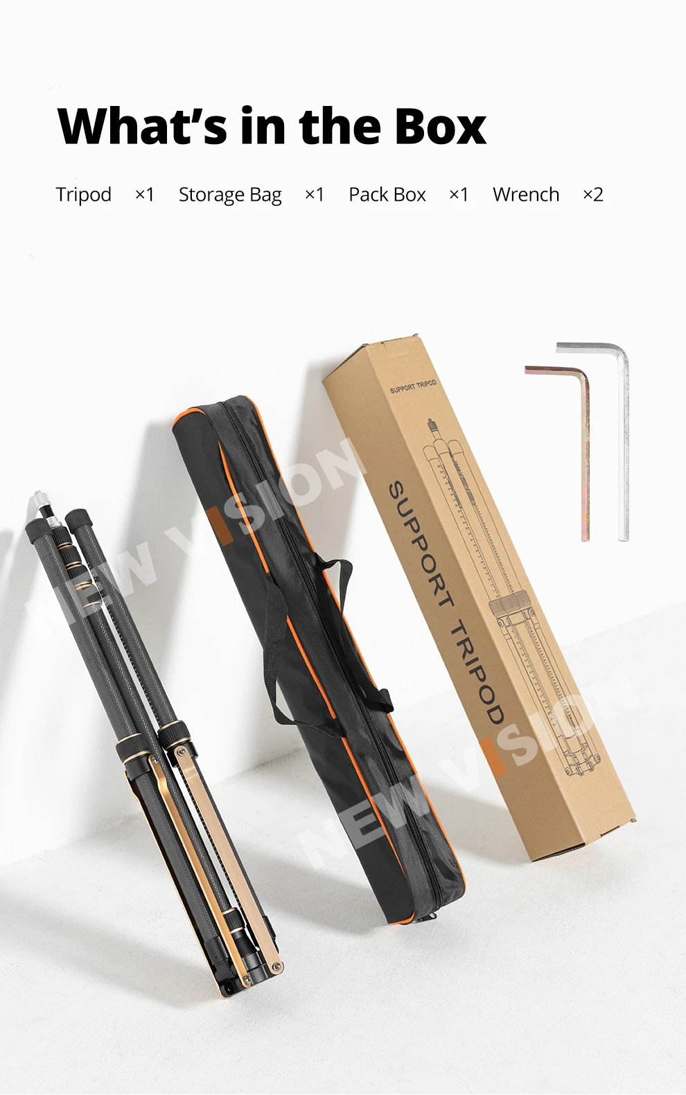 QZSD LS-255/285 Reverse folding light stand Photography outdoors Portable tripod