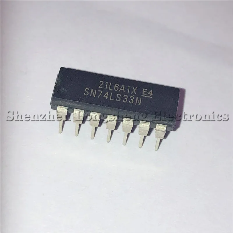 

10PCS/LOT NEW SN74LS33N 74LS33N DIP-14 Gate/Inverter IC In Stock