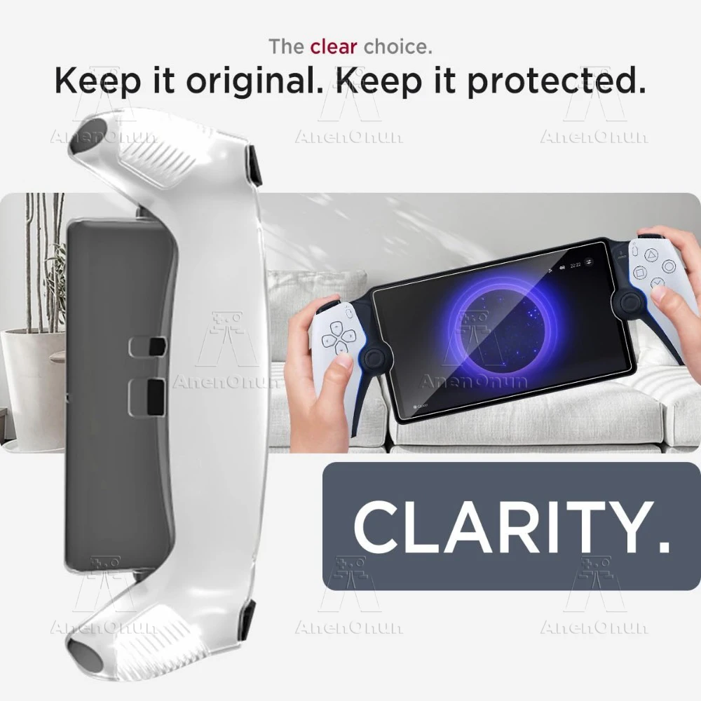 Transparent TPU Shockproof Anti-Scratch Protective Case with Anti-Slip Grip - Ultra-Clear Crystal Soft Shell Cover