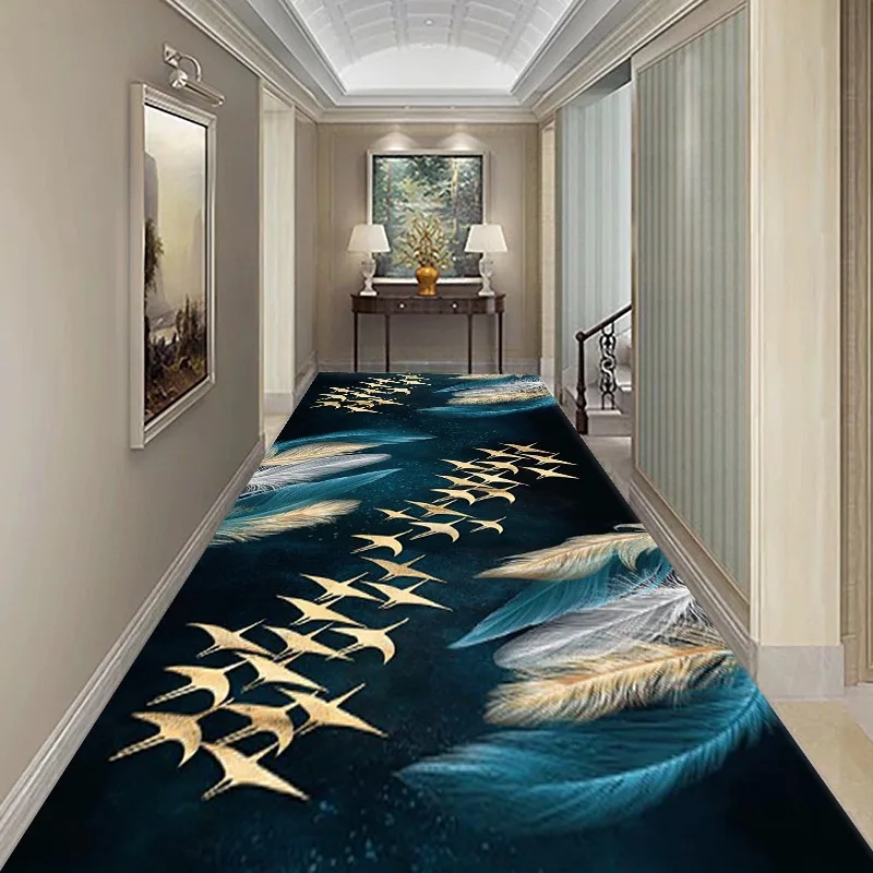 

luxury Corridor Carpet Long runner Area Rug Aisle home Hallway Decoration decor doorway passageway Floor Mats non-slip washable
