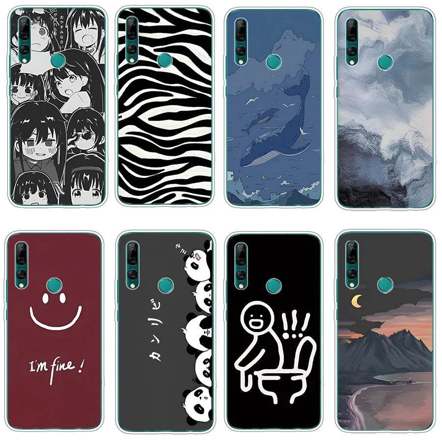 Custodia In Silicone Per Huawei Y6 Y9 Prime 2019 Y9 2018 Custodie Coque Paraurti Cover Posteriore Full 360 Protettivo Morbido Tpu