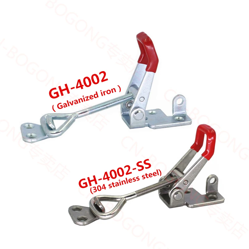 GH 4002 Adjustable Toggle Clamp Pull Button Quick Release Latch Action