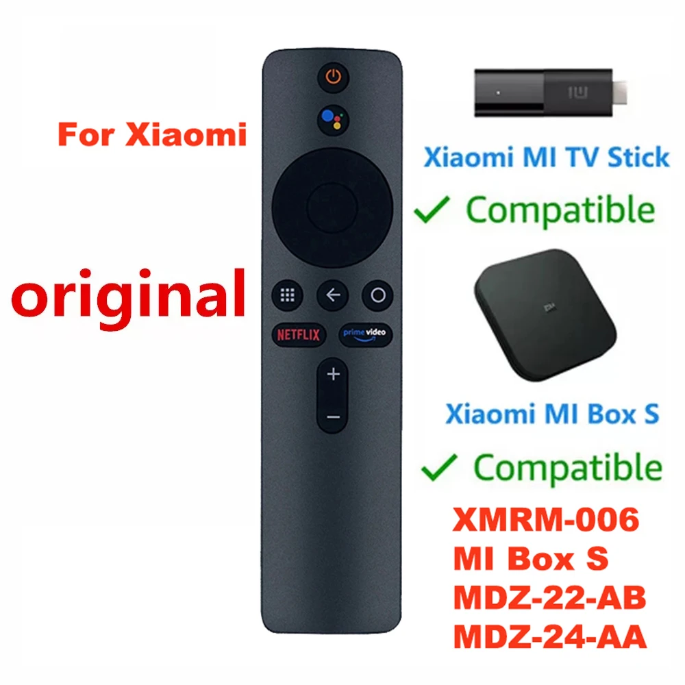 New Remote Control For Xiaomi MI TV Stick Box S XMRM006B Voice Google