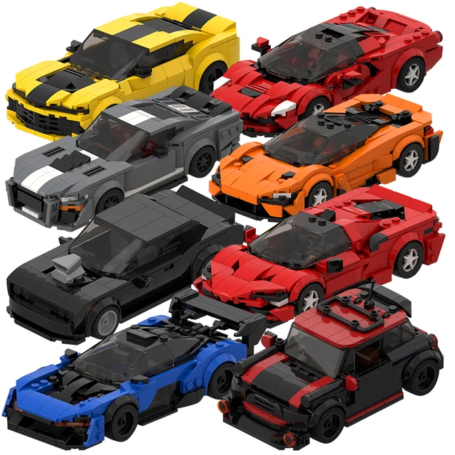 MOC City Car Speed importer décennie ks Set pour enfants, Smile Champion,  Sports Racing, Moc Toys