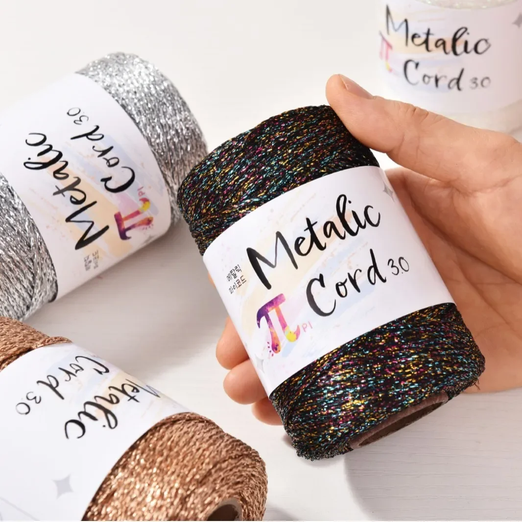 Premium Silver Hollow Metallic Cord for DIY Crafts and Gift Wrapping - 3mm x 100m, 3-Strand Shimmering Thread