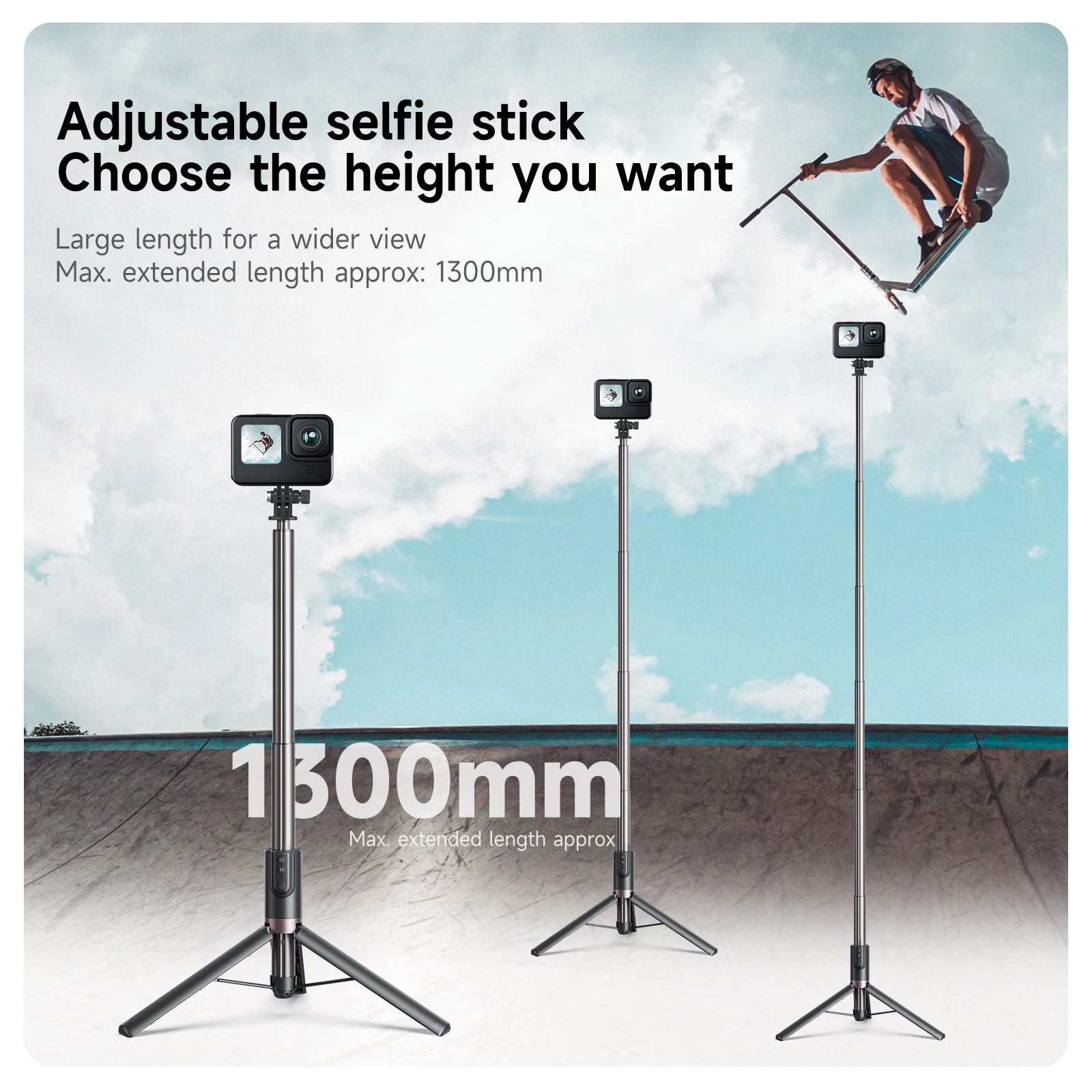 TELESIN     ī ﰢ,  νŸ 360 DJI ׼ ī޶, Ʈ, 1.3M