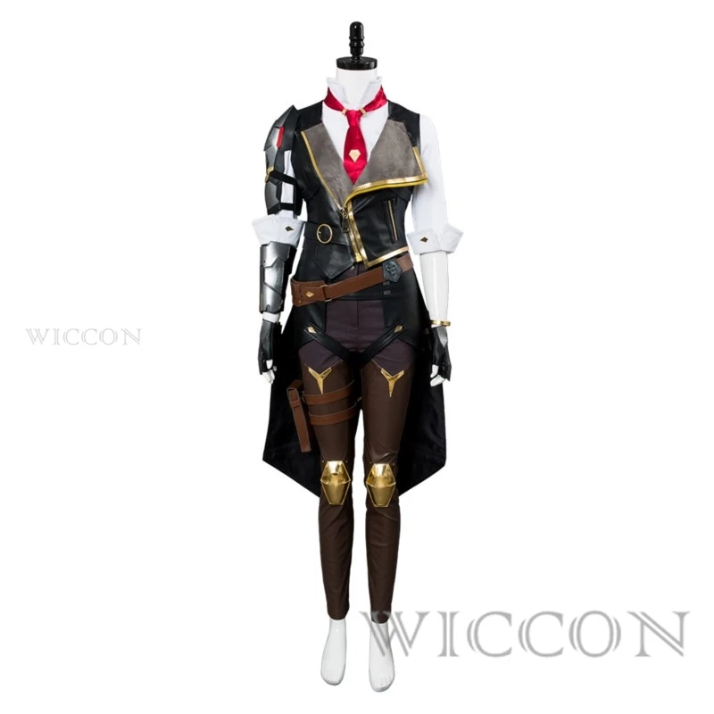 

OW Ashe Cosplay Costume Elizabeth Caledonia Cosplay Ashe Outfit Full Suit For Adult Women Halloween Carnival Costumes