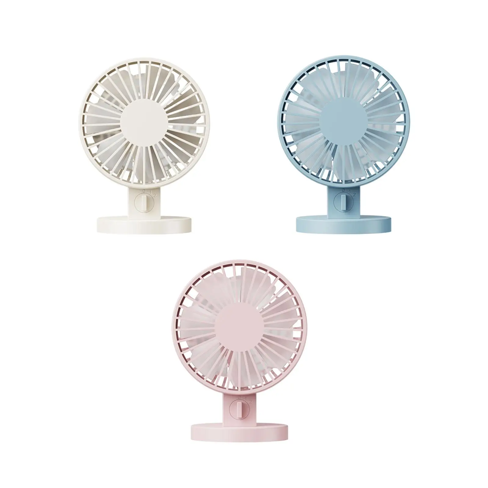 

Small USB Desktop Fan Cooling Fan Compact with 2 Speed Personal Fan Height 13.5cm Electric Table Fan for Travel Multipurpose