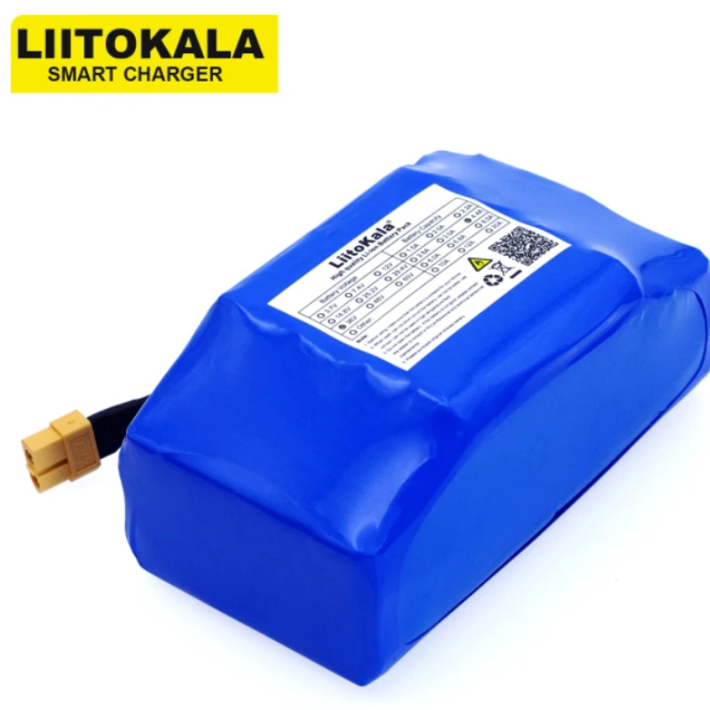 

Литий-ионный перезаряжаемый аккумулятор Liitokala, литий-ионный аккумулятор 36 В, 4400 Ач/5200 Ач, 42 в, 10S2P, аккумулятор для скутера и автомобиля
