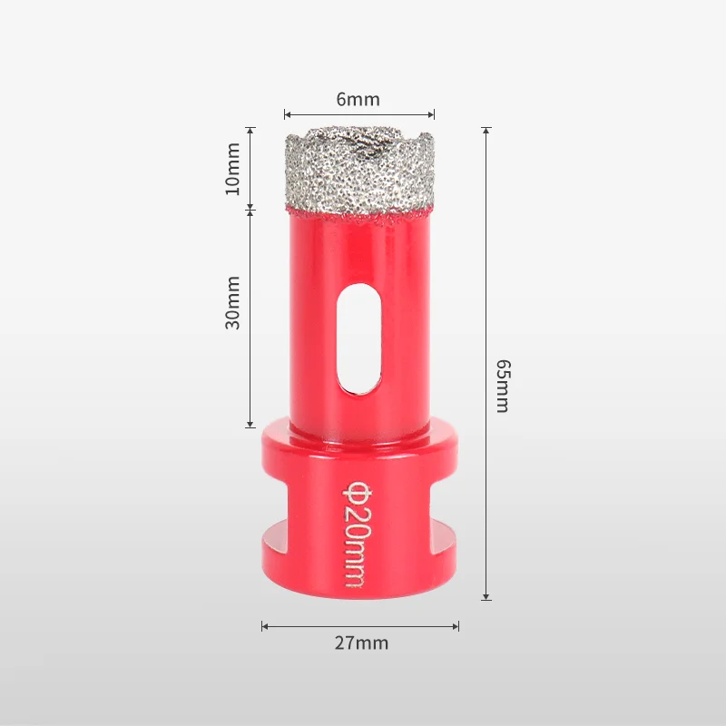 세라믹 타일, 화강암, 대리석, 콘크리트용 1개 6-100mm 건식/습식 다이아몬드 코어 드릴 비트 세트 - M14 스레드 오프너, 홀쏘 커터