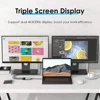 2 Port USB C Hub to Dual HDMI Splitter 4K 60HZ Dual Screen Expansion Type C Docking Station For Macbook Laptop Mobile Phone PC 3
